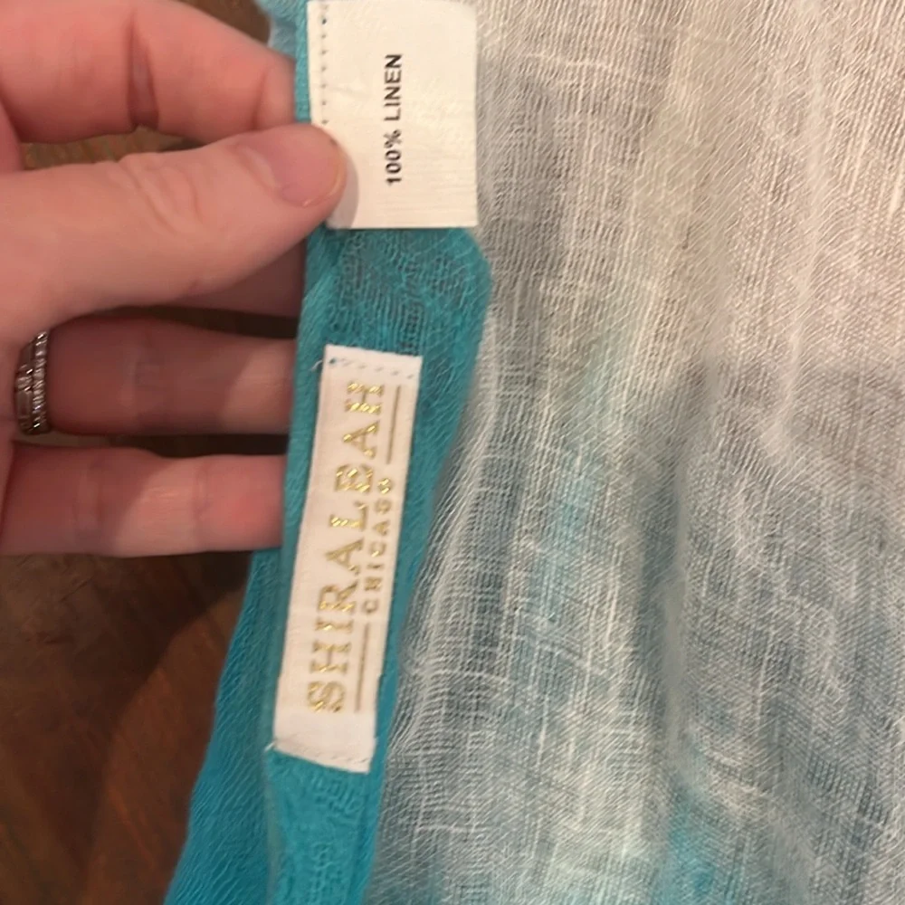 Shiraleah Chicago Linen Scarf EUC